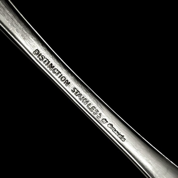 VTG Oneida Mansion Hall 6 Pc Serving Set Gravy Ladle Spoons Sugar Knife Floral - Picture 4 of 8